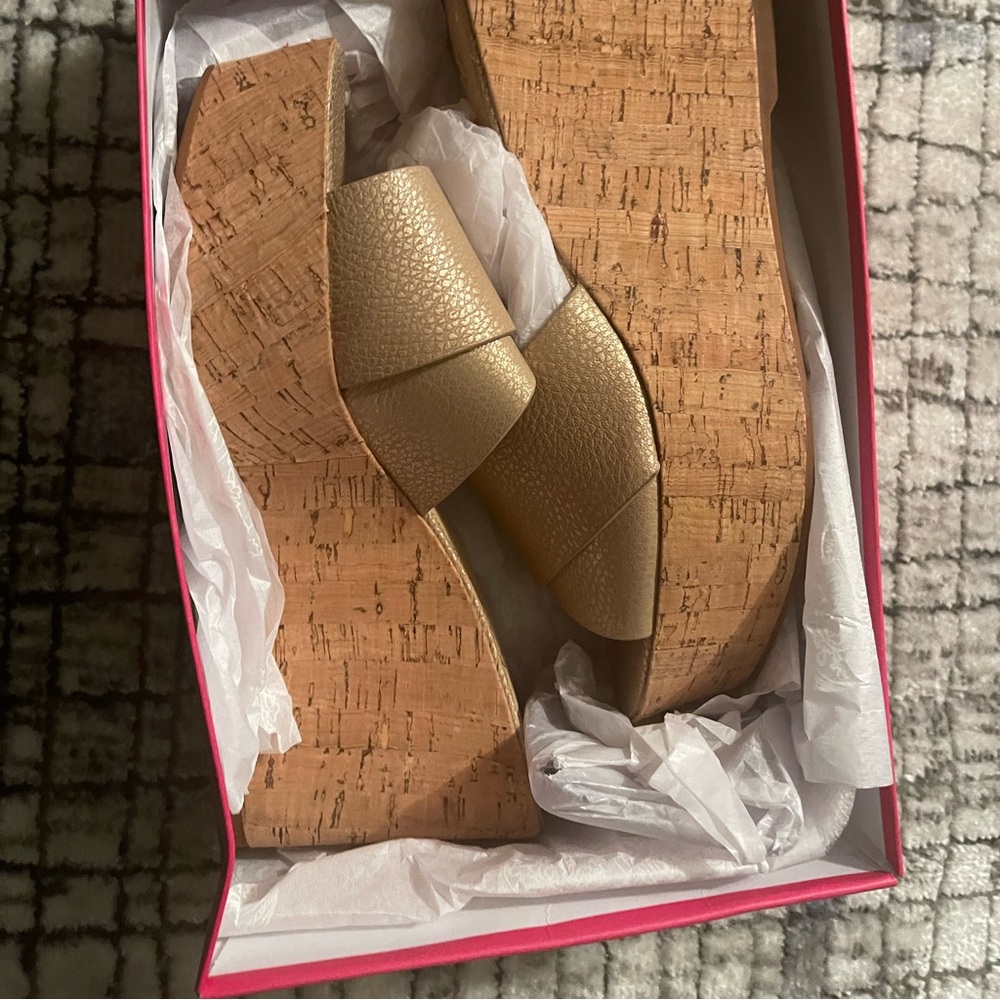 Vince Camuto Kessina Cork Wedge | Size 8.5/39M - Picture 5 of 8